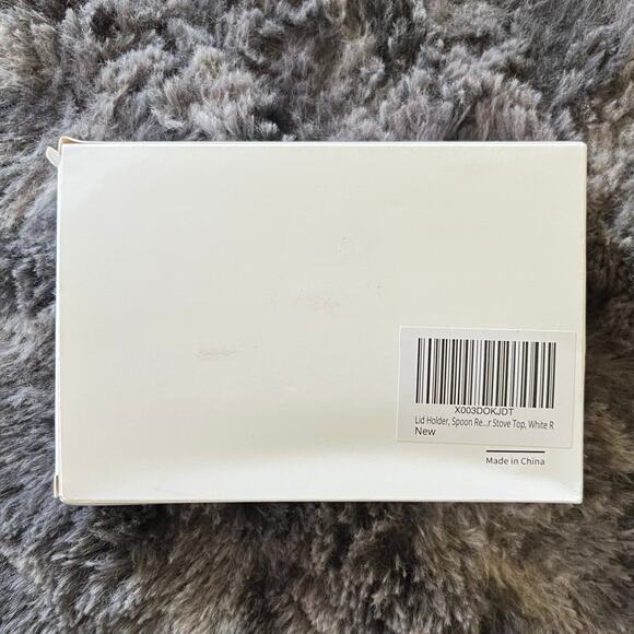 Lid Holder, Spoon, Cooking Ladle, Spatula, Spoon Holder, for Countertop in White - Picture 9 of 12